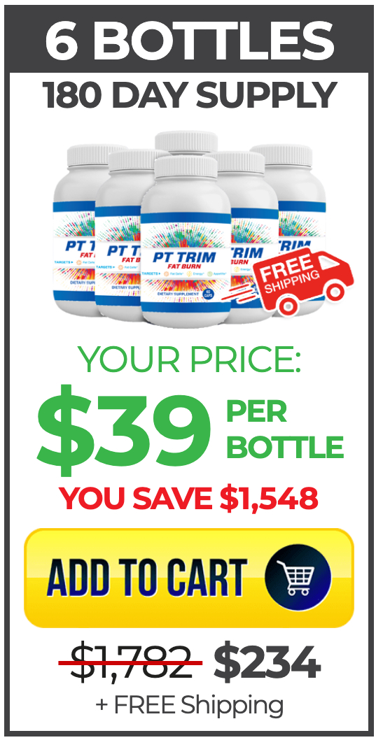 PT Trim Fat Burn - 6 Bottles